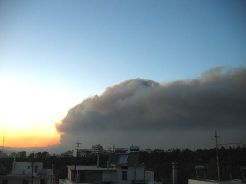 Waldbrand Parnitha